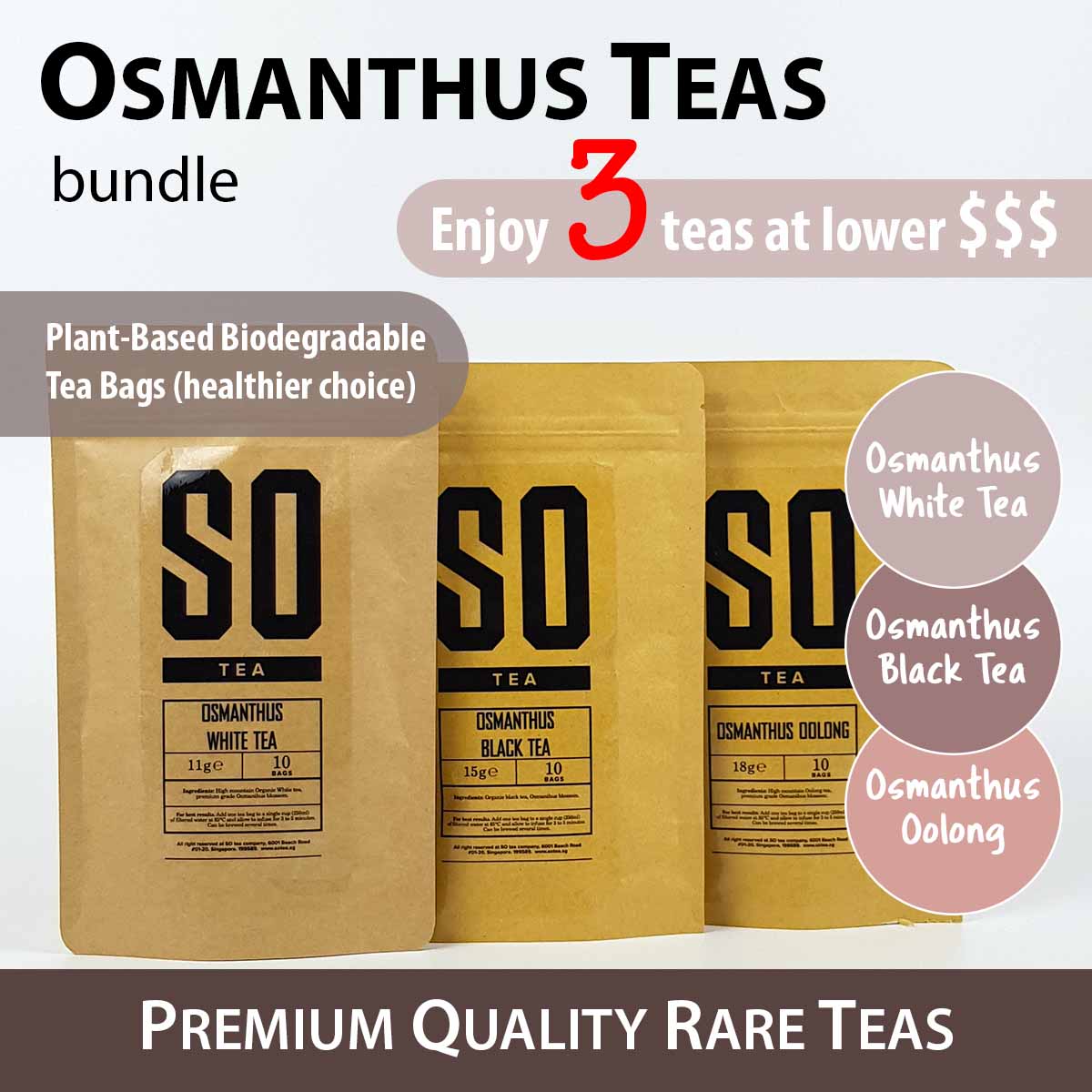 xox BUNDLE - Osmanthus Teas