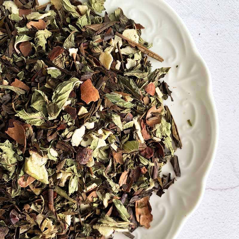 Hearty Cacao Hojicha - support a cheerful mood & healthy heart.