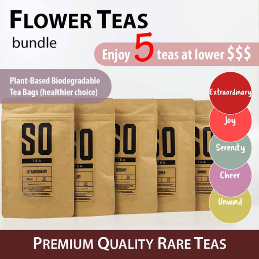 xox BUNDLE - Flower Teas (FREE DELIVERY)