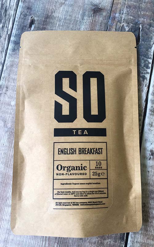 Organic English Breakfast tea singapore