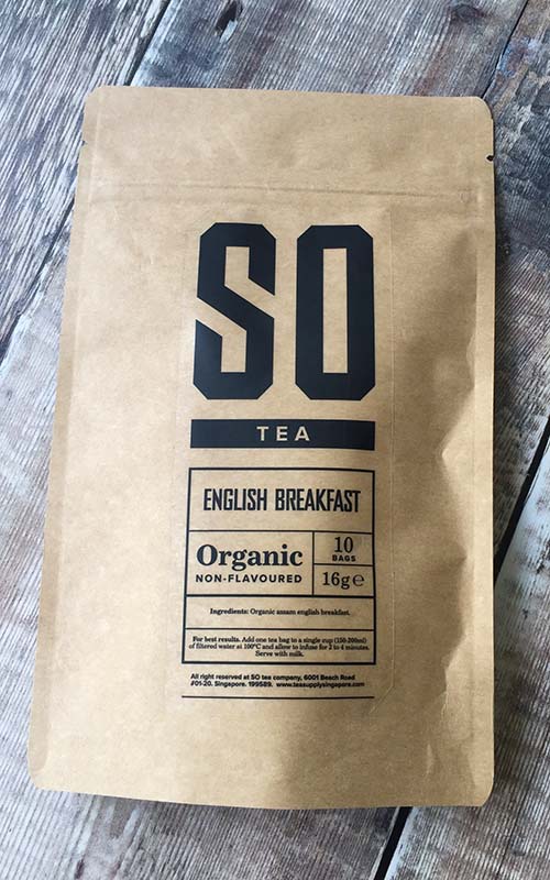 Organic English Breakfast tea shop singapore