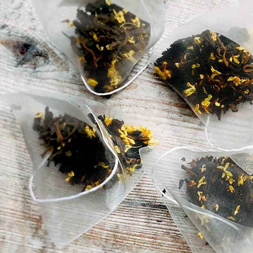 osmanthus flower pu erh chinese tea bag