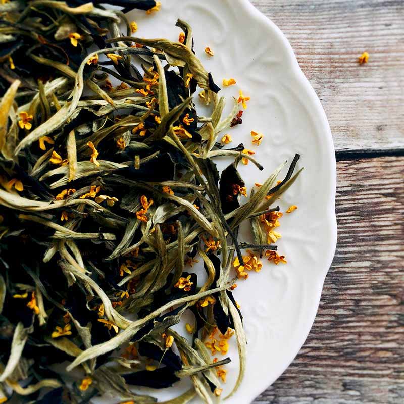 osmanthus flower white tea