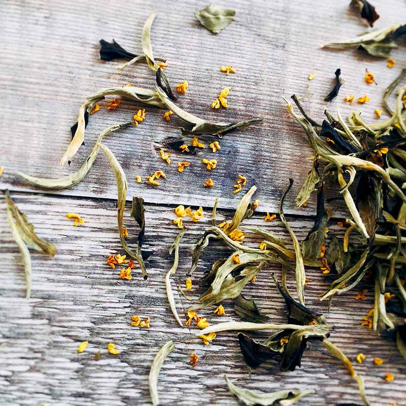 osmanthus flower white tea