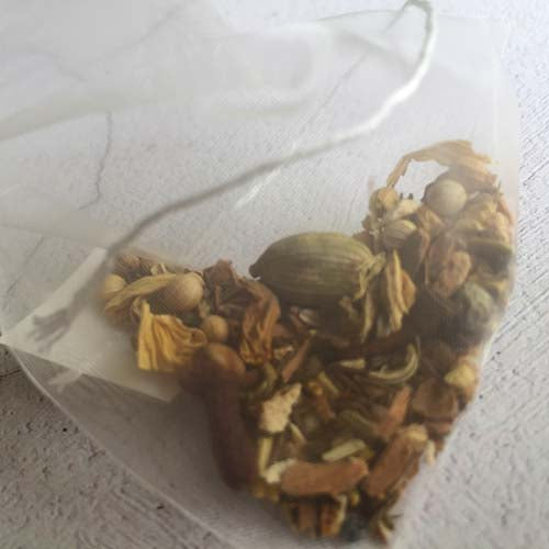organic herbal relief tea bag