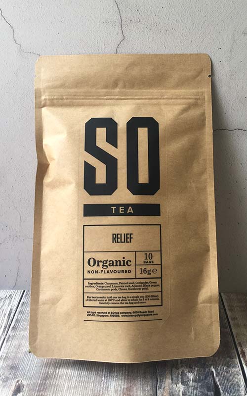 organic herbal relief tea singapore