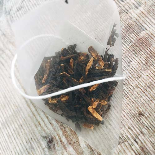 tangerine pu erh chinese tea bag
