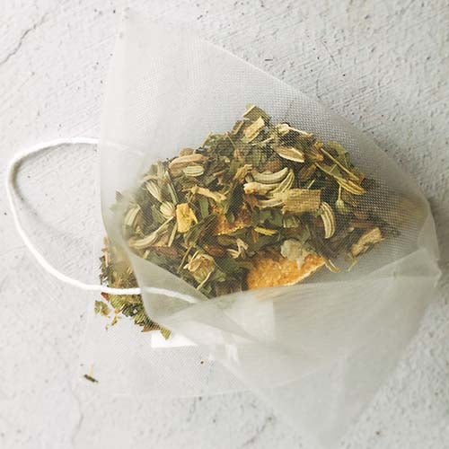 organic herbal chamomile tea bag